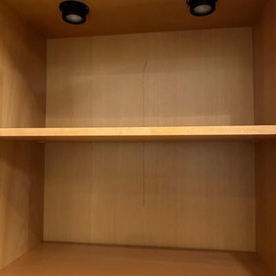 Lot 600 bookcase with glass doors