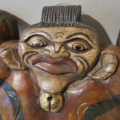 Indonesian Carved Wood Bell (BS-JS)