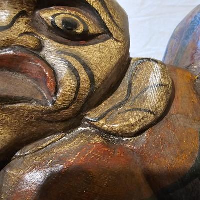 Indonesian Carved Wood Bell (BS-JS)