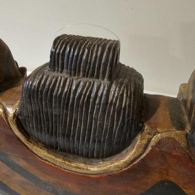 Indonesian Carved Wood Bell (BS-JS)