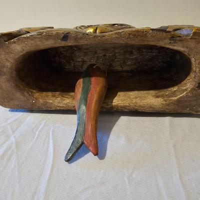 Indonesian Carved Wood Bell (BS-JS)