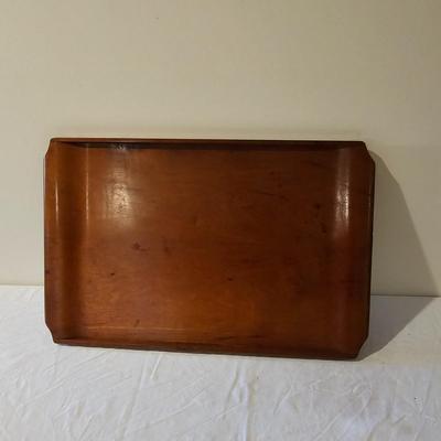 Two Wooden Serving and Lap Trays (BS-JS)