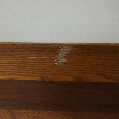 Two Wooden Serving and Lap Trays (BS-JS)