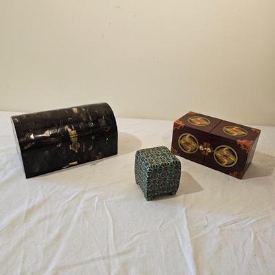 Trio of Decorated Boxes (BS-JS)