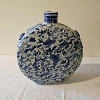 Blue Fish-Themed Pottery (BS-JS)
