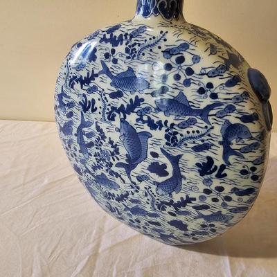 Blue Fish-Themed Pottery (BS-JS)