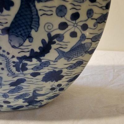 Blue Fish-Themed Pottery (BS-JS)