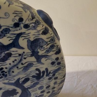Blue Fish-Themed Pottery (BS-JS)