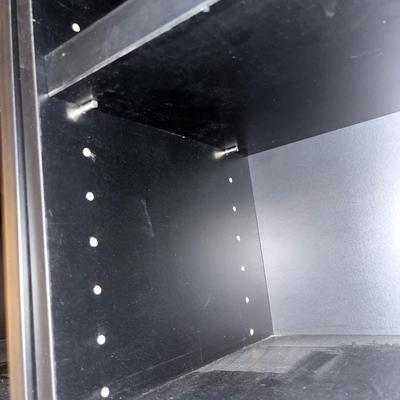 Pair of Black Bookcases (BS-MG)