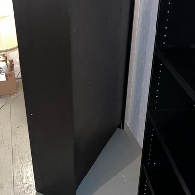 Pair of Black Bookcases (BS-MG)