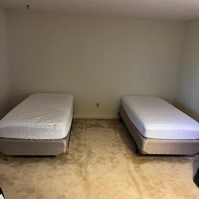 Two Twin Mattress Bed Frames (BD1-MG)