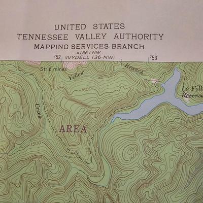 USGS Local Interest Survey Maps NC & TN (BS-JS)