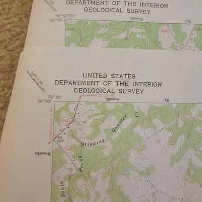 USGS Local Interest Survey Maps NC & TN (BS-JS)