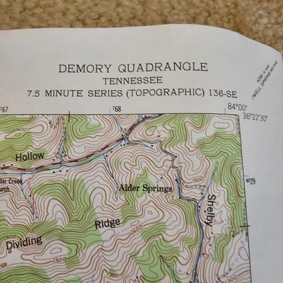 USGS Local Interest Survey Maps NC & TN (BS-JS)