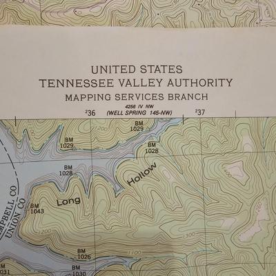 USGS Local Interest Survey Maps NC & TN (BS-JS)