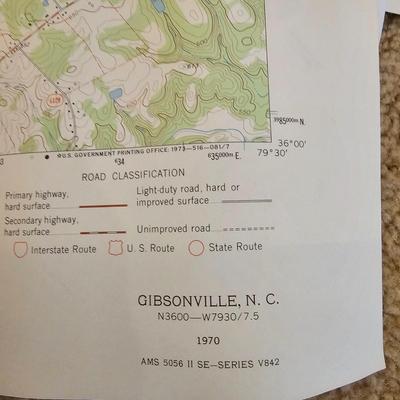 USGS Local Interest Survey Maps NC & TN (BS-JS)