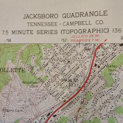 USGS Local Interest Survey Maps NC & TN (BS-JS)