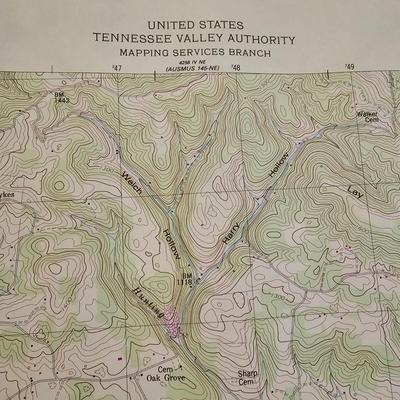 USGS Local Interest Survey Maps NC & TN (BS-JS)