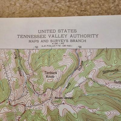 USGS Local Interest Survey Maps NC & TN (BS-JS)