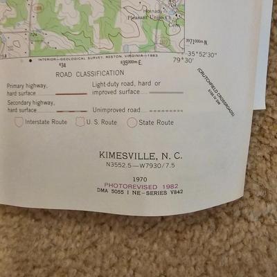 USGS Local Interest Survey Maps NC & TN (BS-JS)