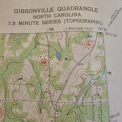 USGS Local Interest Survey Maps NC & TN (BS-JS)