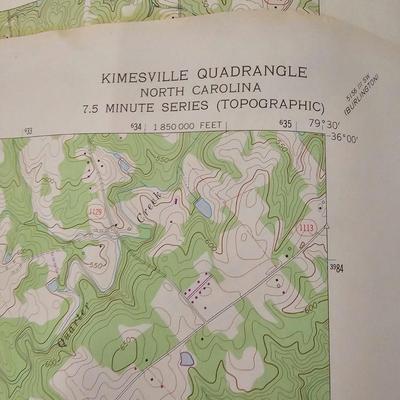 USGS Local Interest Survey Maps NC & TN (BS-JS)