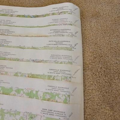 USGS Local Interest Survey Maps NC & TN (BS-JS)