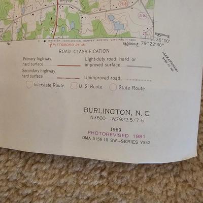 USGS Local Interest Survey Maps NC & TN (BS-JS)