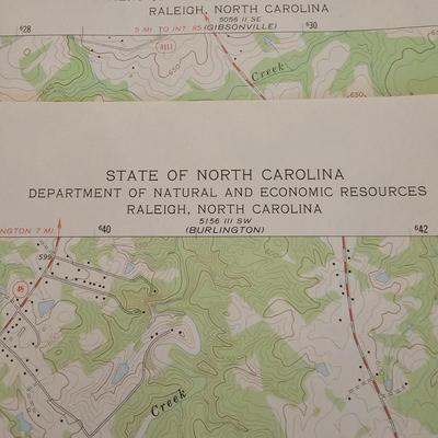 USGS Local Interest Survey Maps NC & TN (BS-JS)