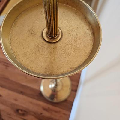 Brass Makeup Caddy & Wall-Mount Clothes Rack (LR-JS)