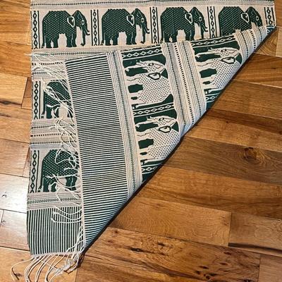 Indonesian Cotton Shawl Plus Woven Scarves (PB-RG)