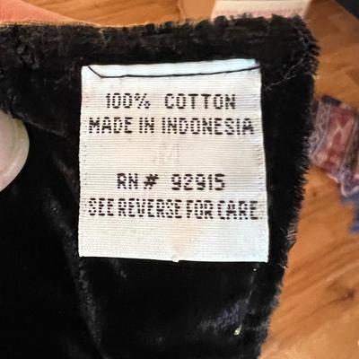 Indonesian Cotton Shawl Plus Woven Scarves (PB-RG)