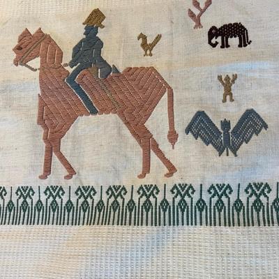 Indonesian Cotton Shawl Plus Woven Scarves (PB-RG)