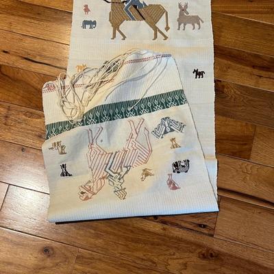 Indonesian Cotton Shawl Plus Woven Scarves (PB-RG)