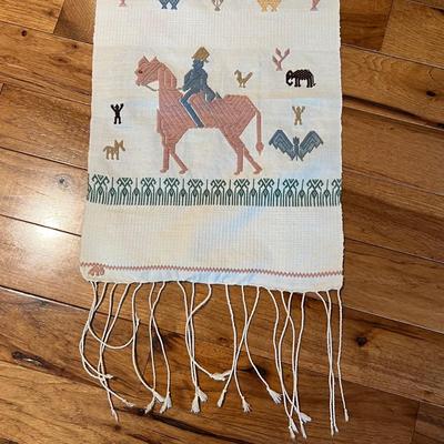 Indonesian Cotton Shawl Plus Woven Scarves (PB-RG)