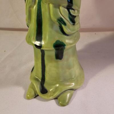 Green Chinoiserie Ceramic Figure (LR-JS)
