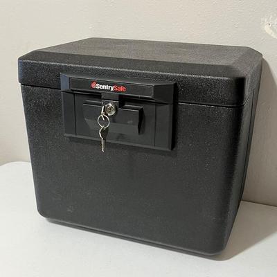 SENTRY SAFE ~ Fireproof Safe Box With Key Lock