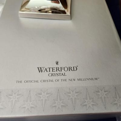 Waterford Crystal Glass Times Square Star of Hope Hurricane Candle Holder