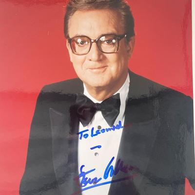 TV host Steve Allen signed photo