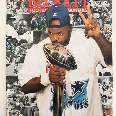 Beckett Football Monthly Magazine - Emmitt Smith Dallas Cowboys - April 1994 Issue #49