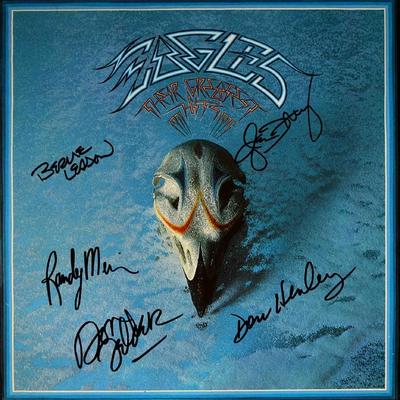 Eagles Their Greatest Hits 1971-1975 signed album | EstateSales.org