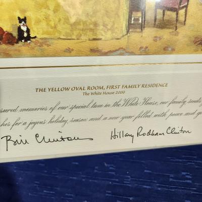 4 Thomas McKnight White House Gift Prints Plus 2 Clinton Photos