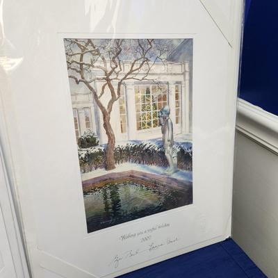 Lot of 5 White House Gift Prints with Original Envelopes