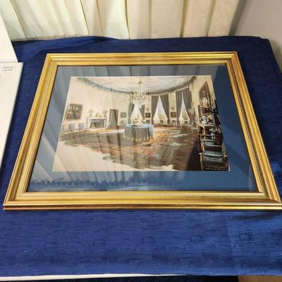 Set of 4 Artist Proofs Jacqueline Kennedy's White House Signed Edward Lehman