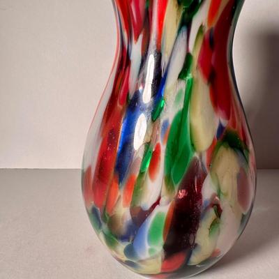 LOT 11F: Vintage Hand Blown Art Glass Pitcher, Vase & More