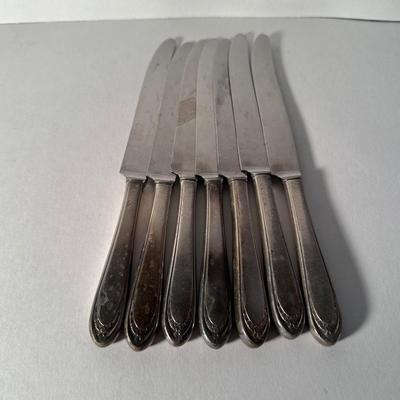 LOT 31L: Vintage Silver Plated Silverware & Napkin Holders
