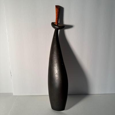 LOT 36F: Vintage Sexton Metal Stylized Wine Bottle Wall Art