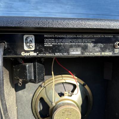 LOT 137L: Cort Electric Bass w/ Case & Gorilla Amplifier
