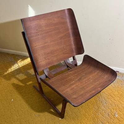 LOT 175U: Mid Century Modern Vintage Deco House Sled Chair by Hans Juergens - MCM