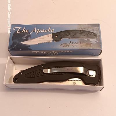 Two brand new pocketknives - The Apache and Black Bomber Tactical Frost Cutlery